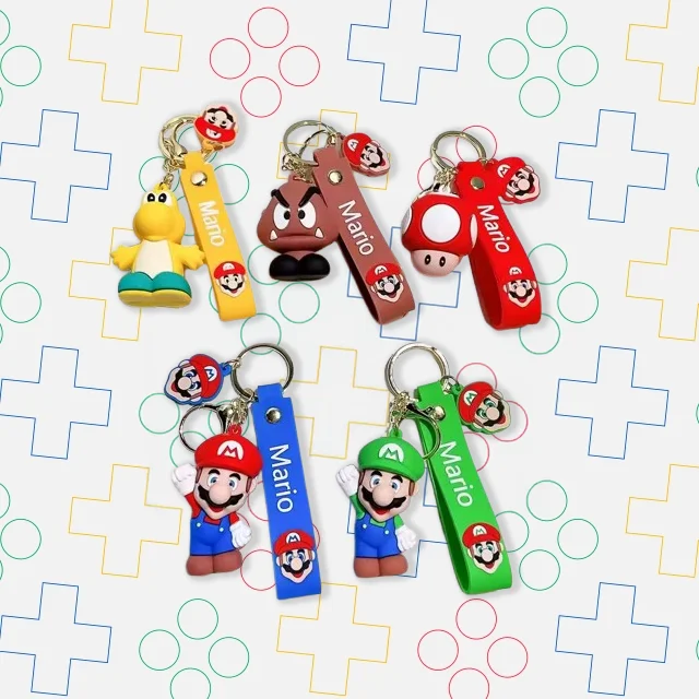 llavero Super Mario Bros silicona 3D