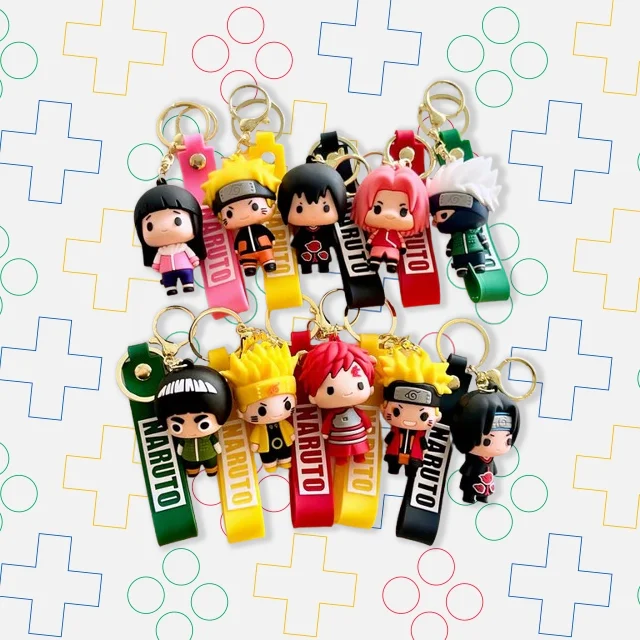 llavero Naruto silicona 3D